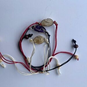 Elegant Multicolor Beaded Bracelets Set